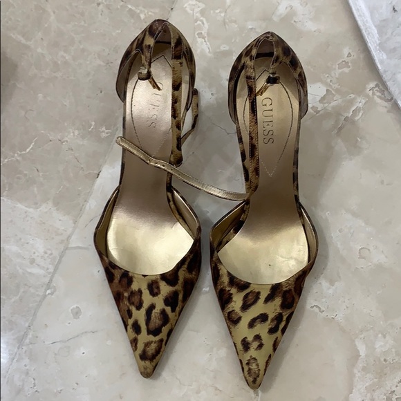 Guess Shoes - Guess animal print heels